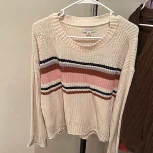 American eagle multicolored stripped sweater